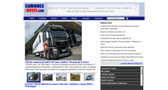 Desktop Screenshot of camionesybuses.com